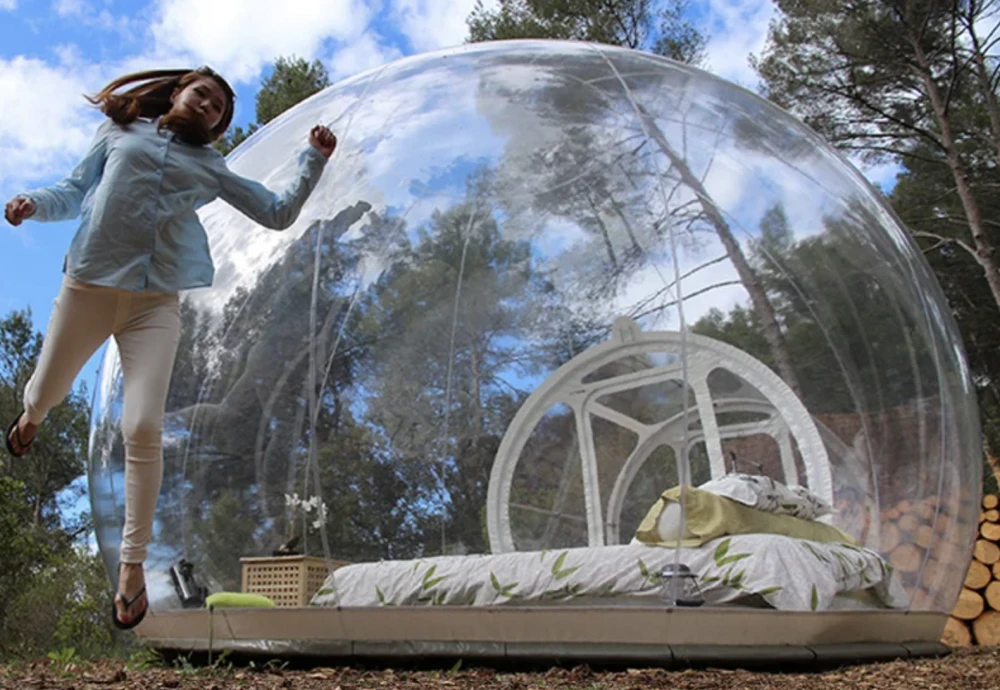 outdoor bubble tents