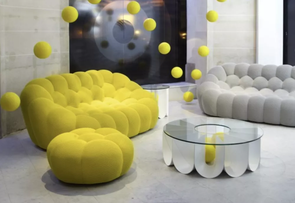 bubble 2 curved sofa